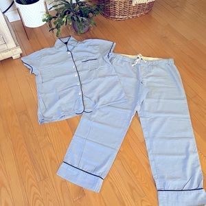 J. Crew End-on-End Short Sleeve Pajama Set